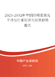 2025-2031年中國高精度激光干涉儀行業現狀與前景趨勢報告