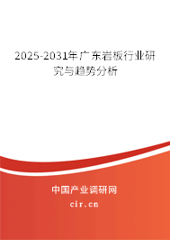2025-2031年廣東巖板行業研究與趨勢分析