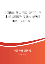 中國精對苯二甲酸（PTA）行業現狀調研與發展趨勢預測報告（2025版）