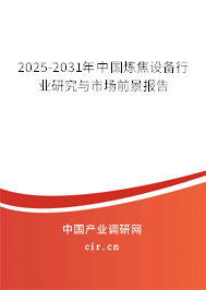 2025-2031年中國煉焦設(shè)備行業(yè)研究與市場前景報告