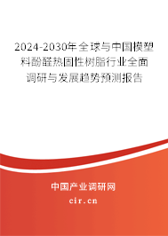 2024-2030年全球與中國(guó)模塑料酚醛熱固性樹(shù)脂行業(yè)全面調(diào)研與發(fā)展趨勢(shì)預(yù)測(cè)報(bào)告
