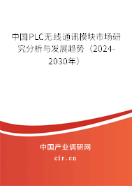 中國PLC無線通訊模塊市場研究分析與發展趨勢（2024-2030年）