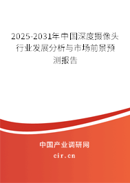 2025-2031年中國深度攝像頭行業發展分析與市場前景預測報告