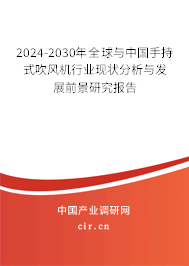 2024-2030年全球與中國手持式吹風機行業現狀分析與發展前景研究報告