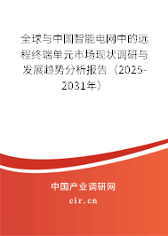 全球與中國智能電網中的遠程終端單元市場現狀調研與發展趨勢分析報告（2024-2030年）