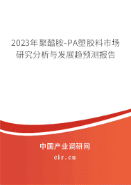 2023年聚醯胺-PA塑膠料市場研究分析與發展趨預測報告