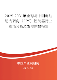 2025-2031年全球與中國電動助力轉向（EPS）控制器行業市場分析及發展前景報告