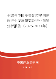 全球與中國多普勒粒子測速儀行業發展研究及行業前景分析報告（2025-2031年）