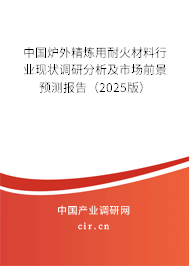 中國爐外精煉用耐火材料行業現狀調研分析及市場前景預測報告（2025版）