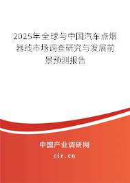 2025年全球與中國汽車點煙器線市場調查研究與發展前景預測報告