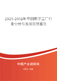 2025-2031年中國數字工廠行業分析與發展前景報告