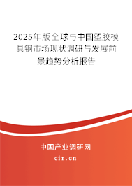 2025年版全球與中國塑膠模具鋼市場現狀調研與發展前景趨勢分析報告