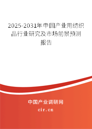 2025-2031年中國產業用紡織品行業研究及市場前景預測報告
