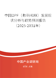 中國(guó)DPF（數(shù)碼相框）發(fā)展現(xiàn)狀分析與趨勢(shì)預(yù)測(cè)報(bào)告（2025-2031年）