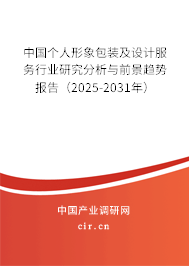 中國個人形象包裝及設計服務行業研究分析與前景趨勢報告（2025-2031年）