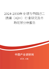 2024-2030年全球與中國(guó)己二酰肼（ADH）行業(yè)研究及市場(chǎng)前景分析報(bào)告
