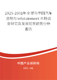 2025-2031年全球與中國汽車音響與Infotainment市場調查研究及發展前景趨勢分析報告