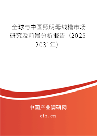 全球與中國照明母線槽市場研究及前景分析報告（2025-2031年）