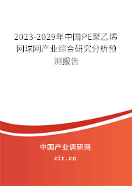 2023-2029年中國PE聚乙烯網球網產業綜合研究分析預測報告