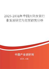 2024-2030年中國大碼女裝行業發展研究與前景趨勢分析