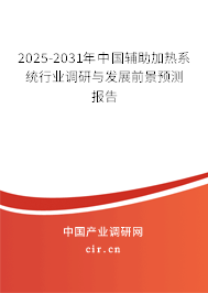 2025-2031年中國(guó)輔助加熱系統(tǒng)行業(yè)調(diào)研與發(fā)展前景預(yù)測(cè)報(bào)告