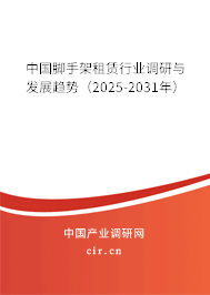 中國腳手架租賃行業(yè)調(diào)研與發(fā)展趨勢（2025-2031年）