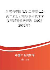 全球與中國N,N-二甲基-1,2-丙二胺行業現狀調研及未來發展趨勢分析報告（2025-2031年）
