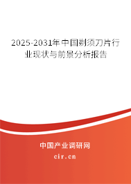 2025-2031年中國剃須刀片行業現狀與前景分析報告
