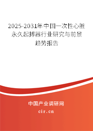 2025-2031年中國一次性心臟永久起搏器行業研究與前景趨勢報告