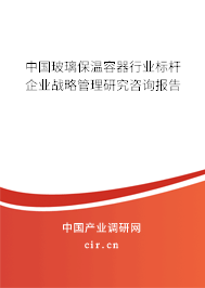 中國玻璃保溫容器行業標桿企業戰略管理研究咨詢報告
