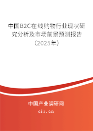 中國B2C在線購物行業(yè)現(xiàn)狀研究分析及市場前景預(yù)測報(bào)告（2025年）