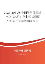 2025-2031年中國半導體集成電路（芯片）行業現狀調研分析與市場前景預測報告