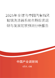 2025年全球與中國汽車擋風玻璃洗滌器系統市場現狀調研與發展前景預測分析報告