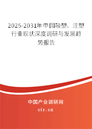 2025-2031年中國吸塑、注塑行業現狀深度調研與發展趨勢報告