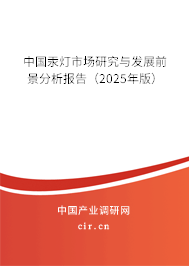 中國汞燈市場研究與發(fā)展前景分析報告（2025年版）
