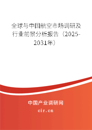 全球與中國航空市場調研及行業(yè)前景分析報告（2025-2031年）