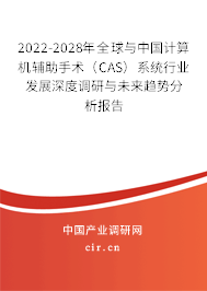 2022-2028年全球與中國計(jì)算機(jī)輔助手術(shù)（CAS）系統(tǒng)行業(yè)發(fā)展深度調(diào)研與未來趨勢分析報(bào)告