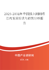 2025-2031年中國接入網網絡芯片發展現狀與趨勢分析報告