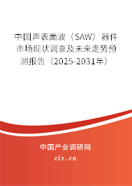 中國聲表面波（SAW）器件市場現狀調查及未來走勢預測報告（2025-2031年）