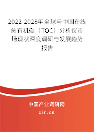 2022-2028年全球與中國在線總有機碳（TOC）分析儀市場現狀深度調研與發展趨勢報告
