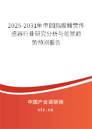 2025-2031年中國指腹觸覺傳感器行業研究分析與前景趨勢預測報告