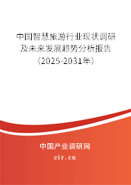 中國智慧旅游行業(yè)現(xiàn)狀調(diào)研及未來發(fā)展趨勢分析報告（2025-2031年）