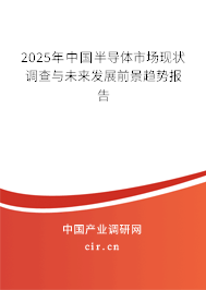 （最新）中國半導體市場現狀調查與未來發展前景趨勢報告