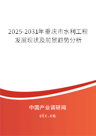 2025-2031年重慶市水利工程發展現狀及前景趨勢分析