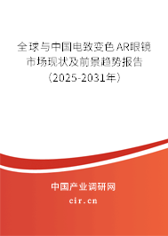 全球與中國電致變色AR眼鏡市場現狀及前景趨勢報告（2025-2031年）