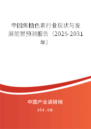中國(guó)焦糖色素行業(yè)現(xiàn)狀與發(fā)展前景預(yù)測(cè)報(bào)告（2025-2031年）