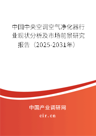 中國中央空調空氣凈化器行業現狀分析及市場前景研究報告（2025-2031年）