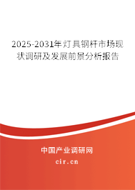 2025-2031年燈具鋼桿市場現(xiàn)狀調(diào)研及發(fā)展前景分析報告