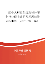 中國個人形象包裝及設計服務行業現狀調研及發展前景分析報告（2025-2031年）