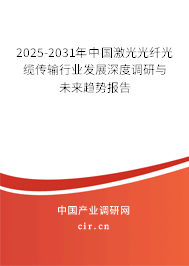 2025-2031年中國激光光纖光纜傳輸行業發展深度調研與未來趨勢報告
